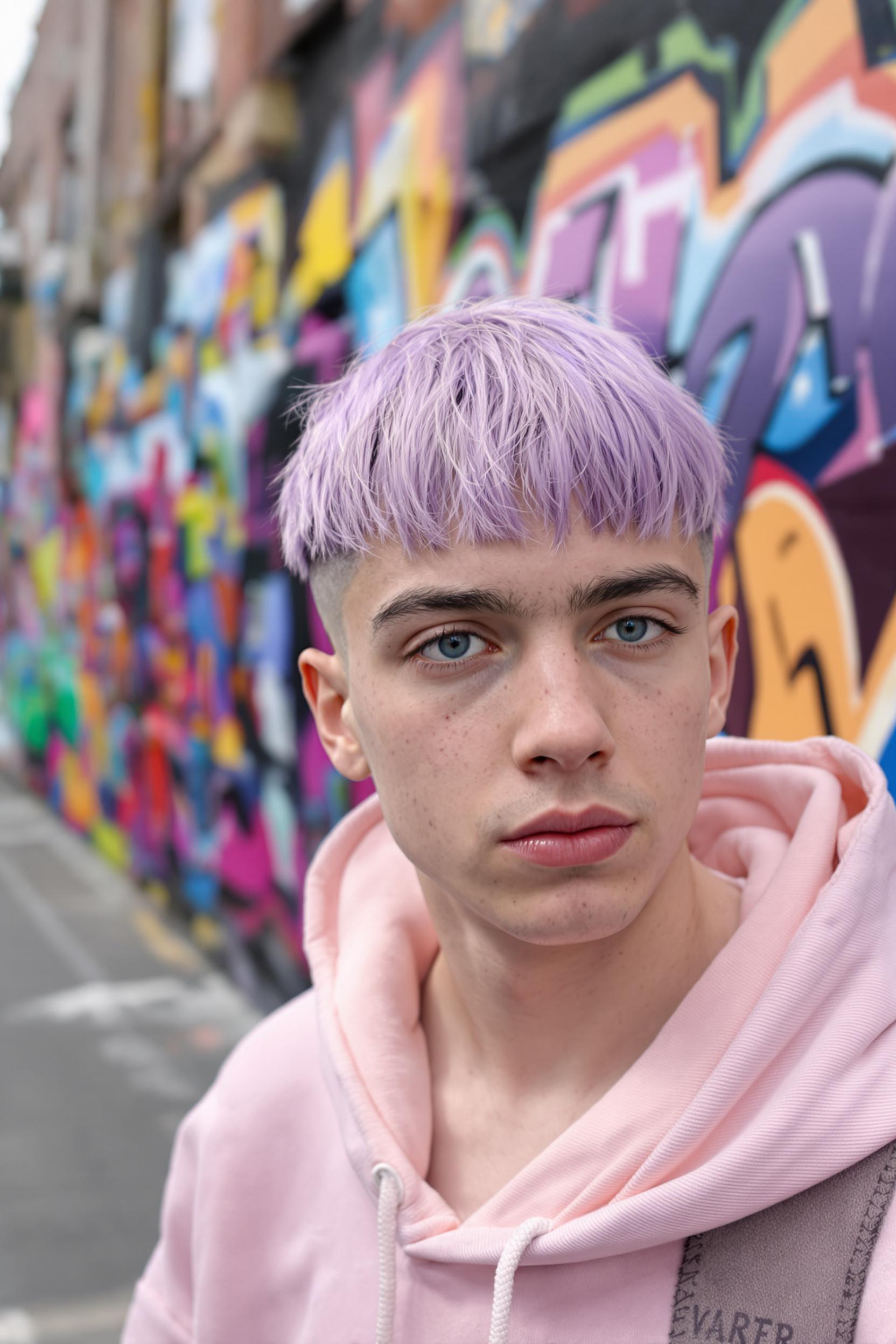 Lavender Edge Artistic Vibe