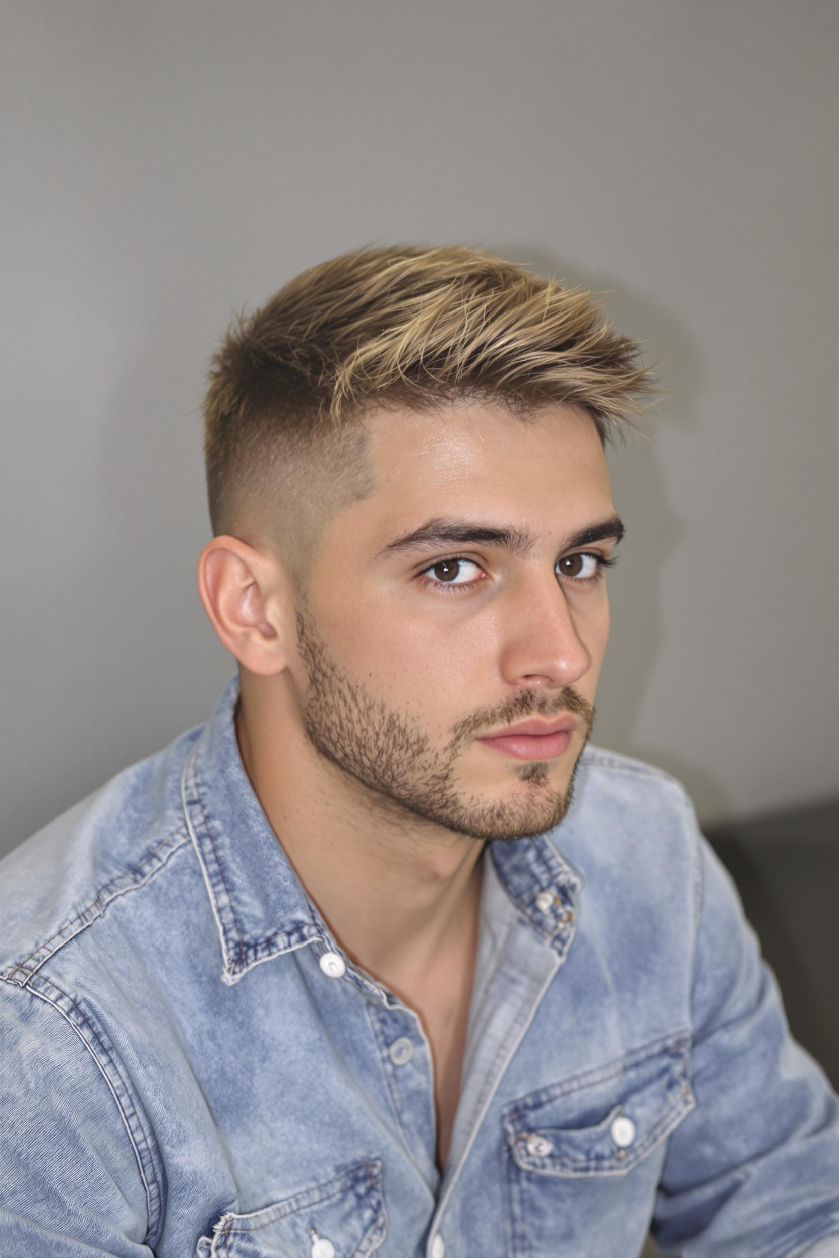 Modern Textured Blonde Style