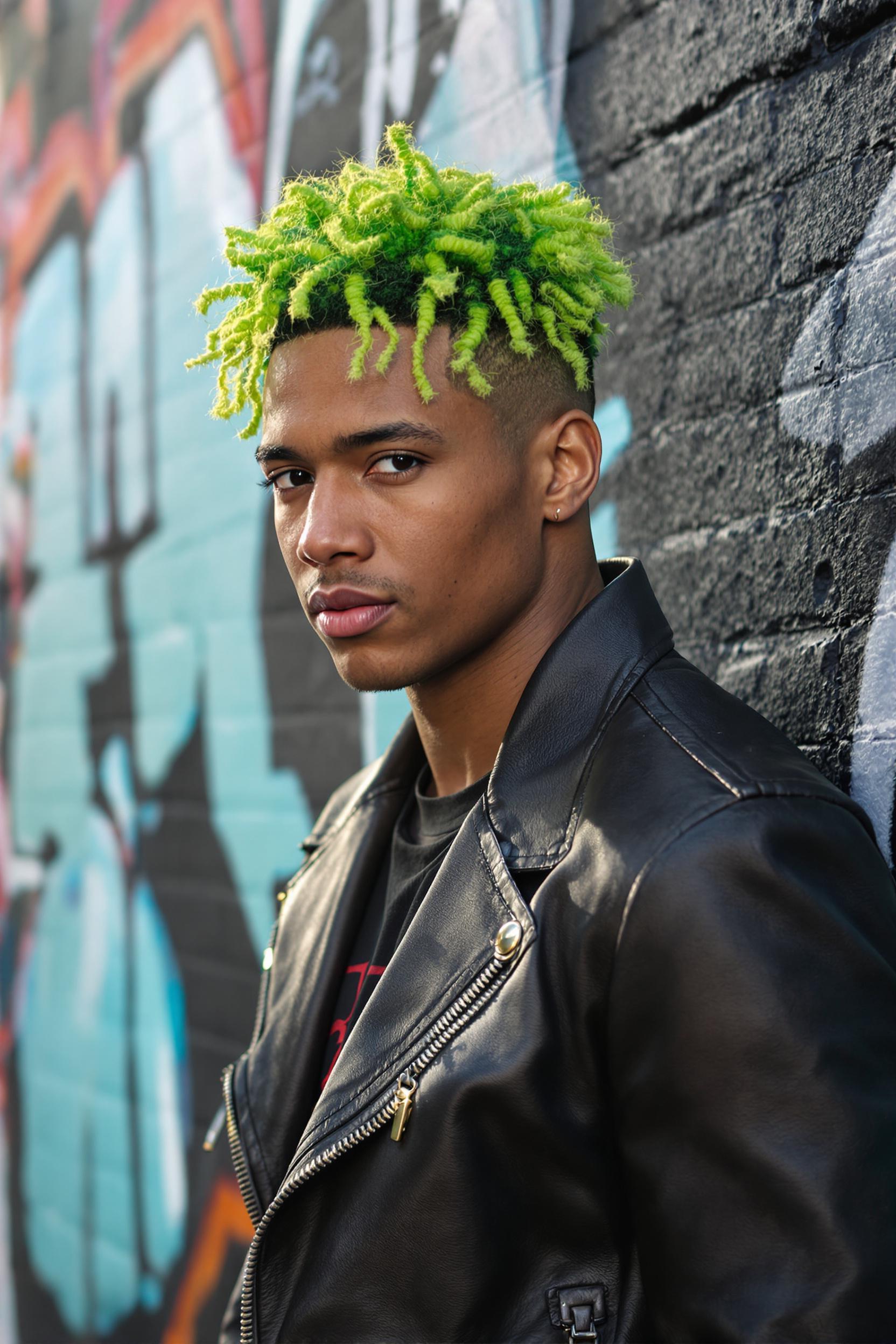 neon green twist style