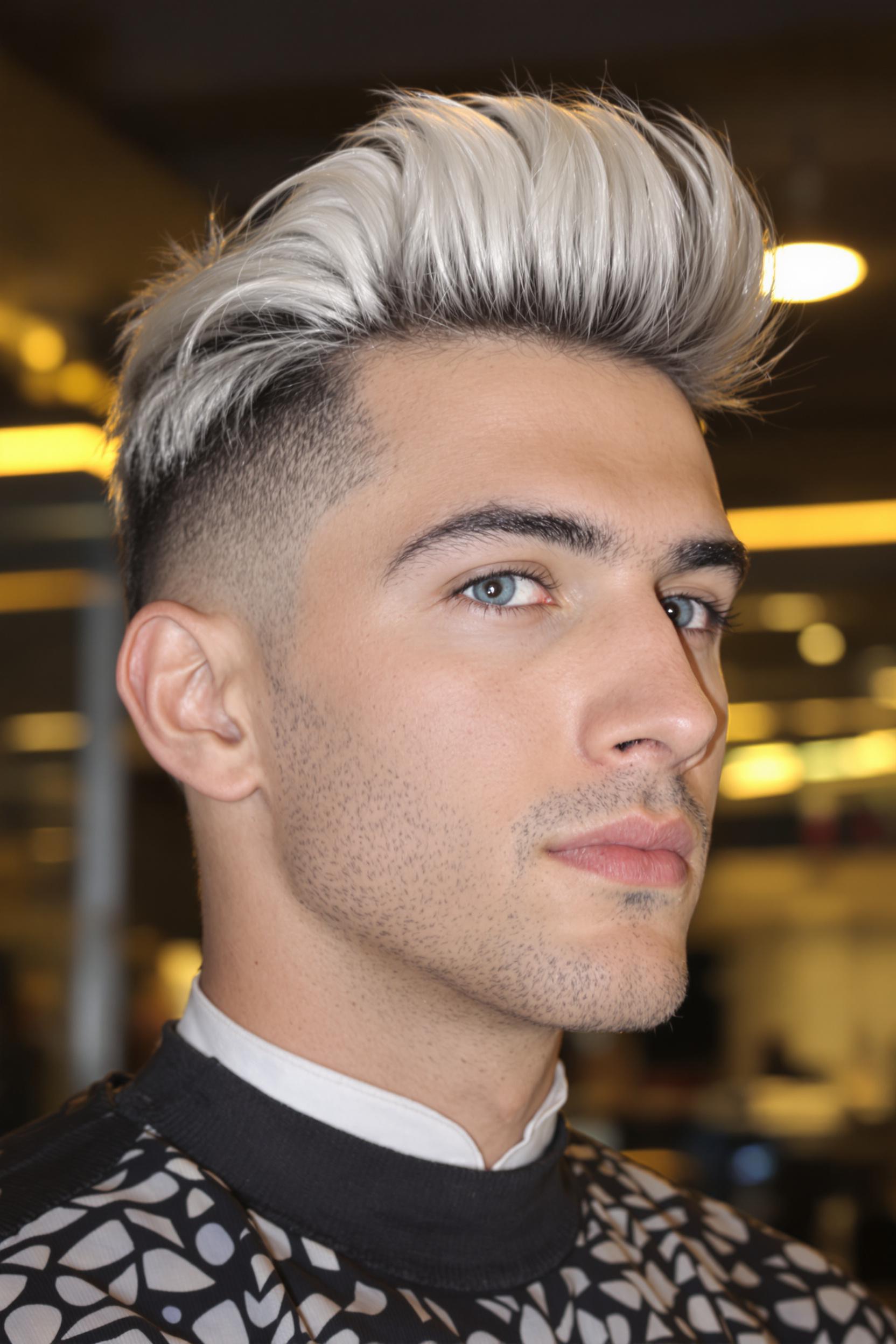 platinum blonde bold look