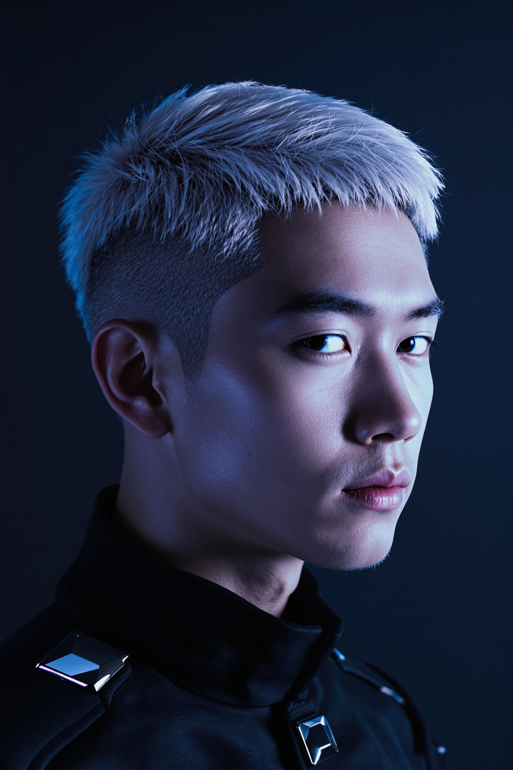 Platinum Buzz Cut Vibes