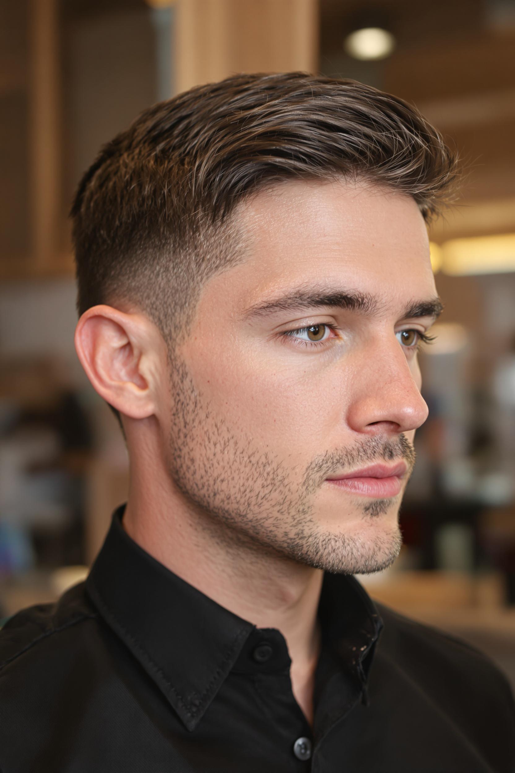 sharp combover modern style