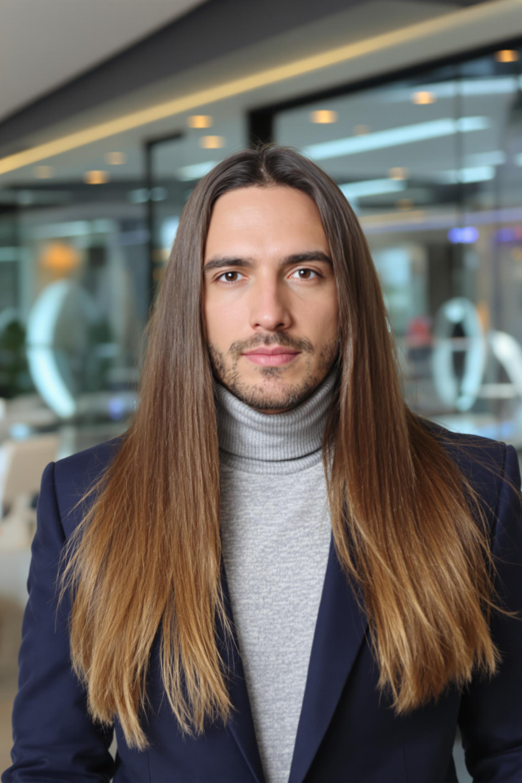 Sleek Center Part Vibes