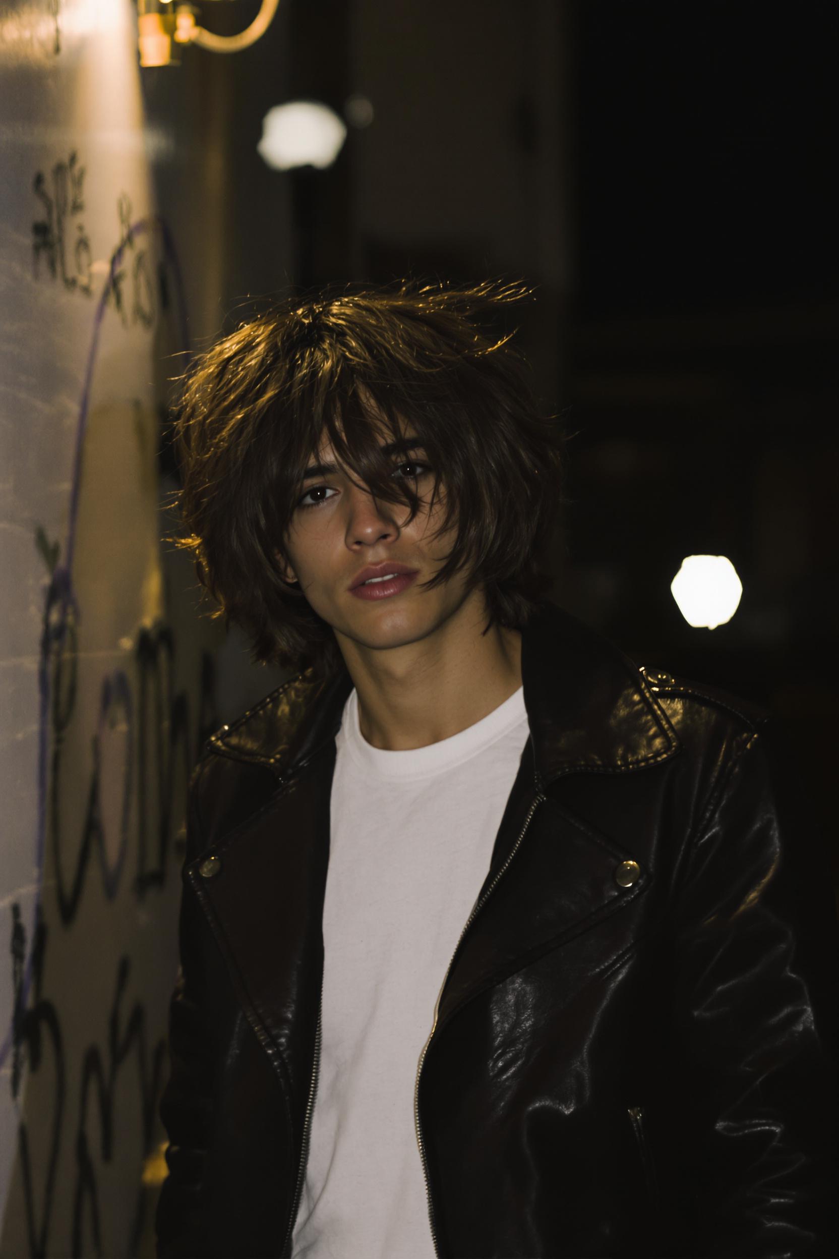 Tousled Rocker Hair