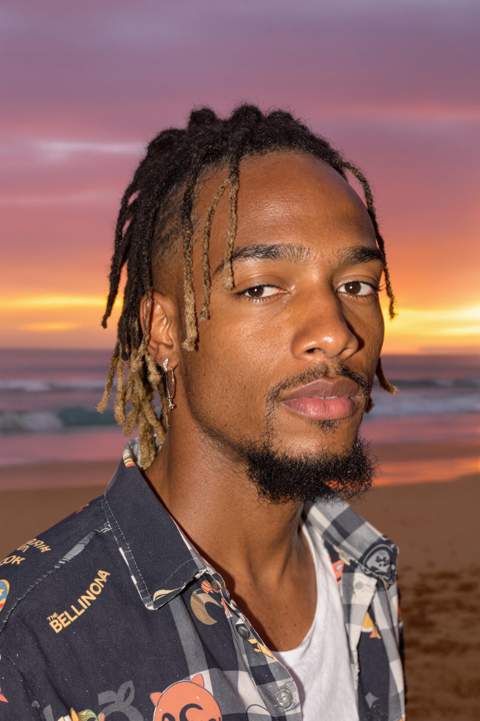 Blonde Tipped Dreadlock Style