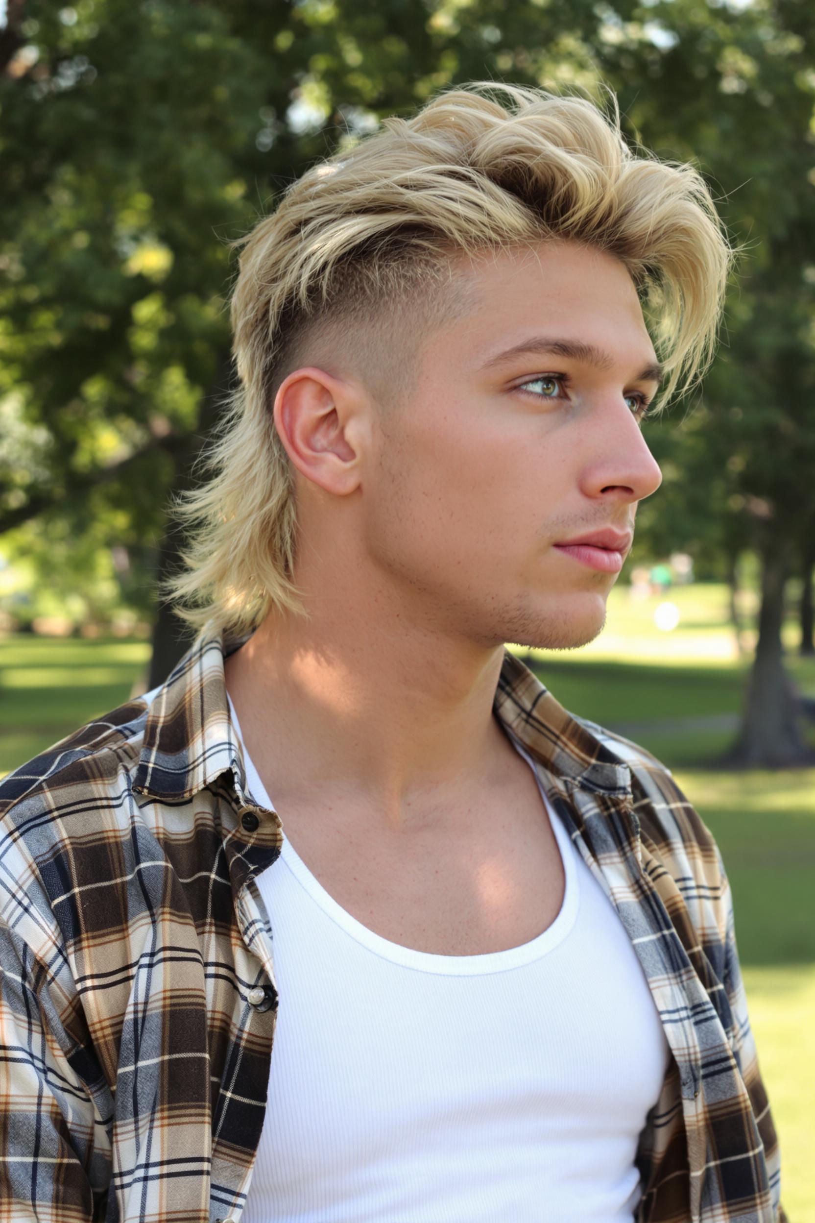 Bold Waves Modern Mullet