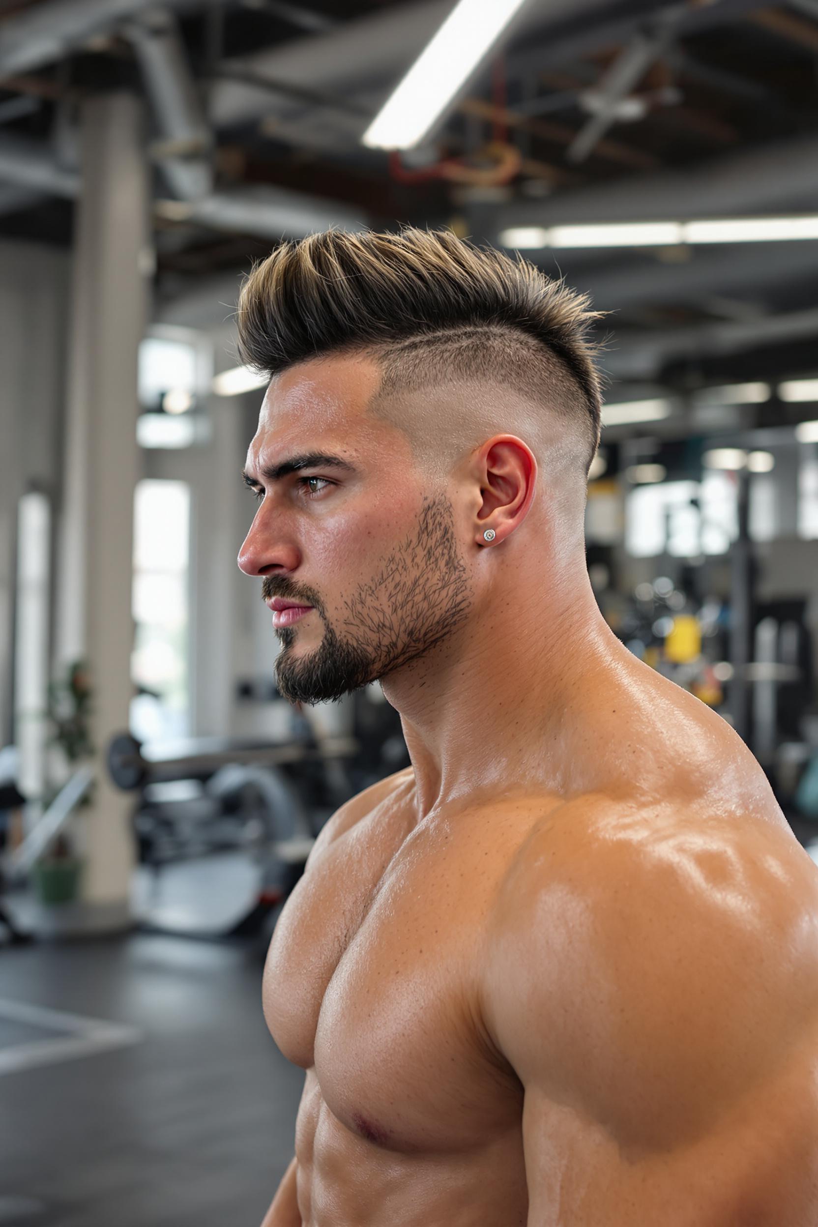 Edgy Mohawk Style Transformation