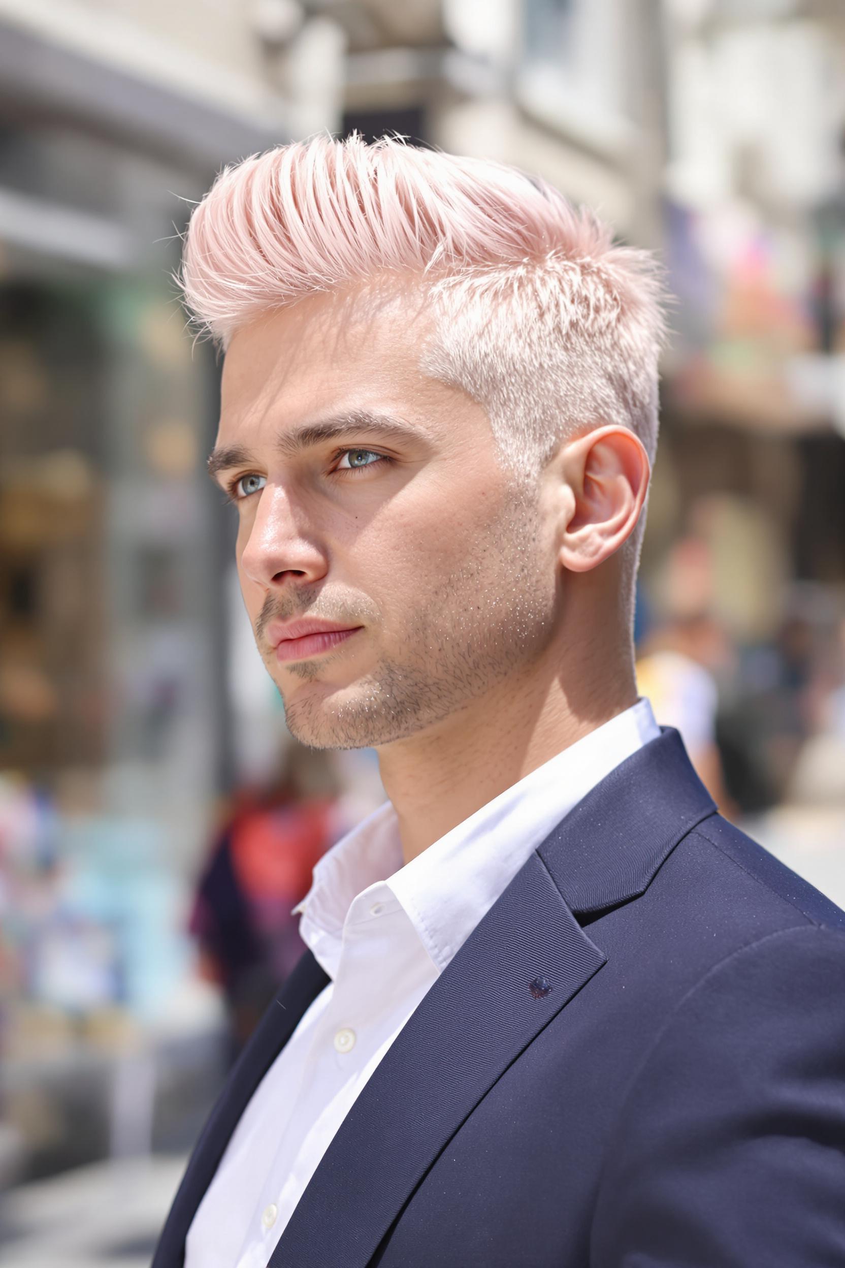 Pastel Pink Hair Vibes