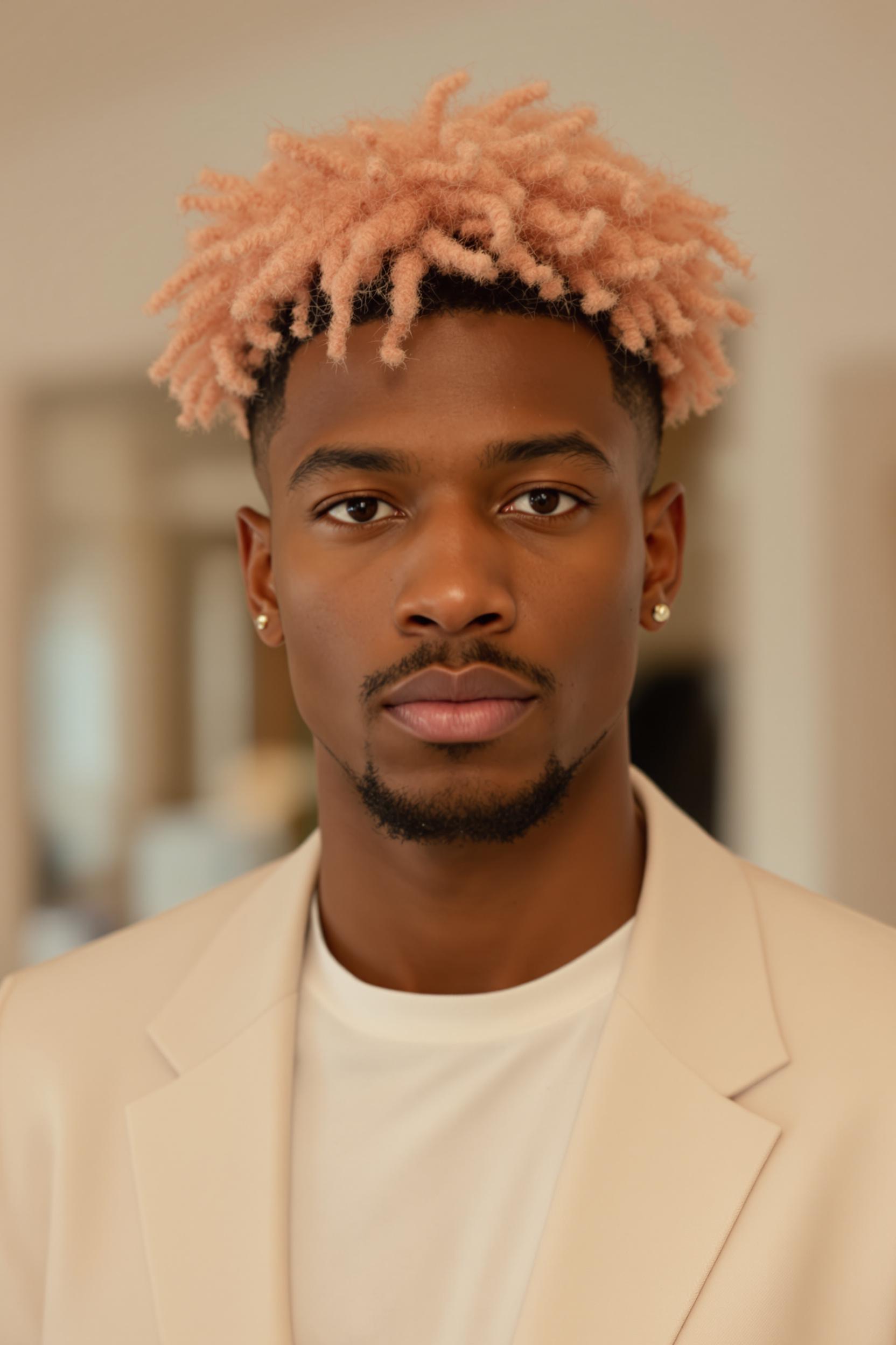 Pink Curls Bold Style
