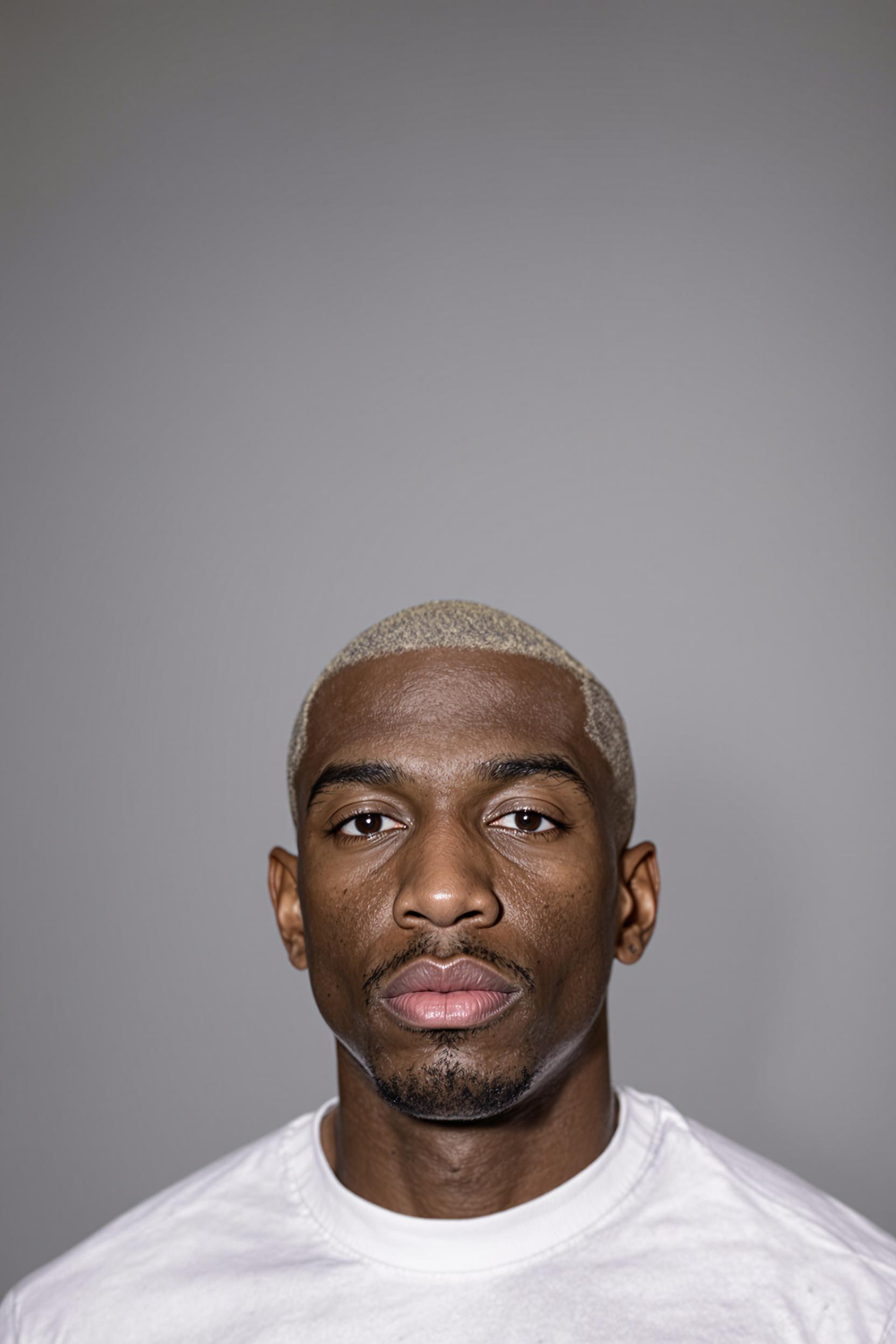 Platinum Blonde Buzz Cut