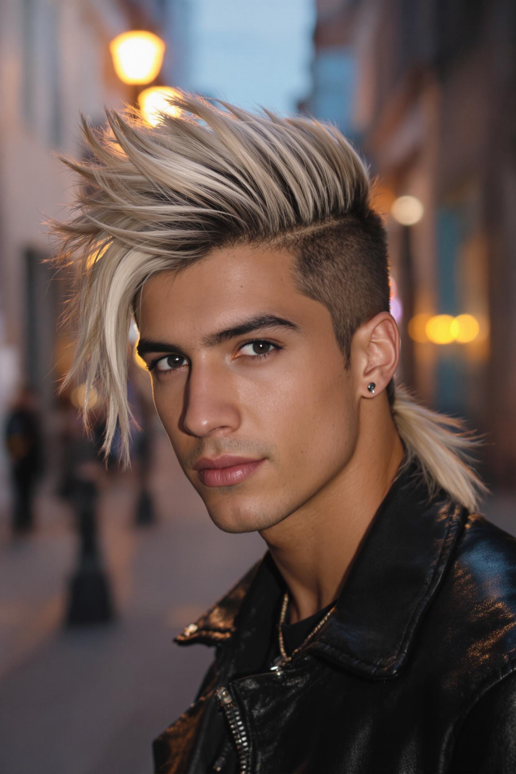 Platinum Mohawk Bold Undercut