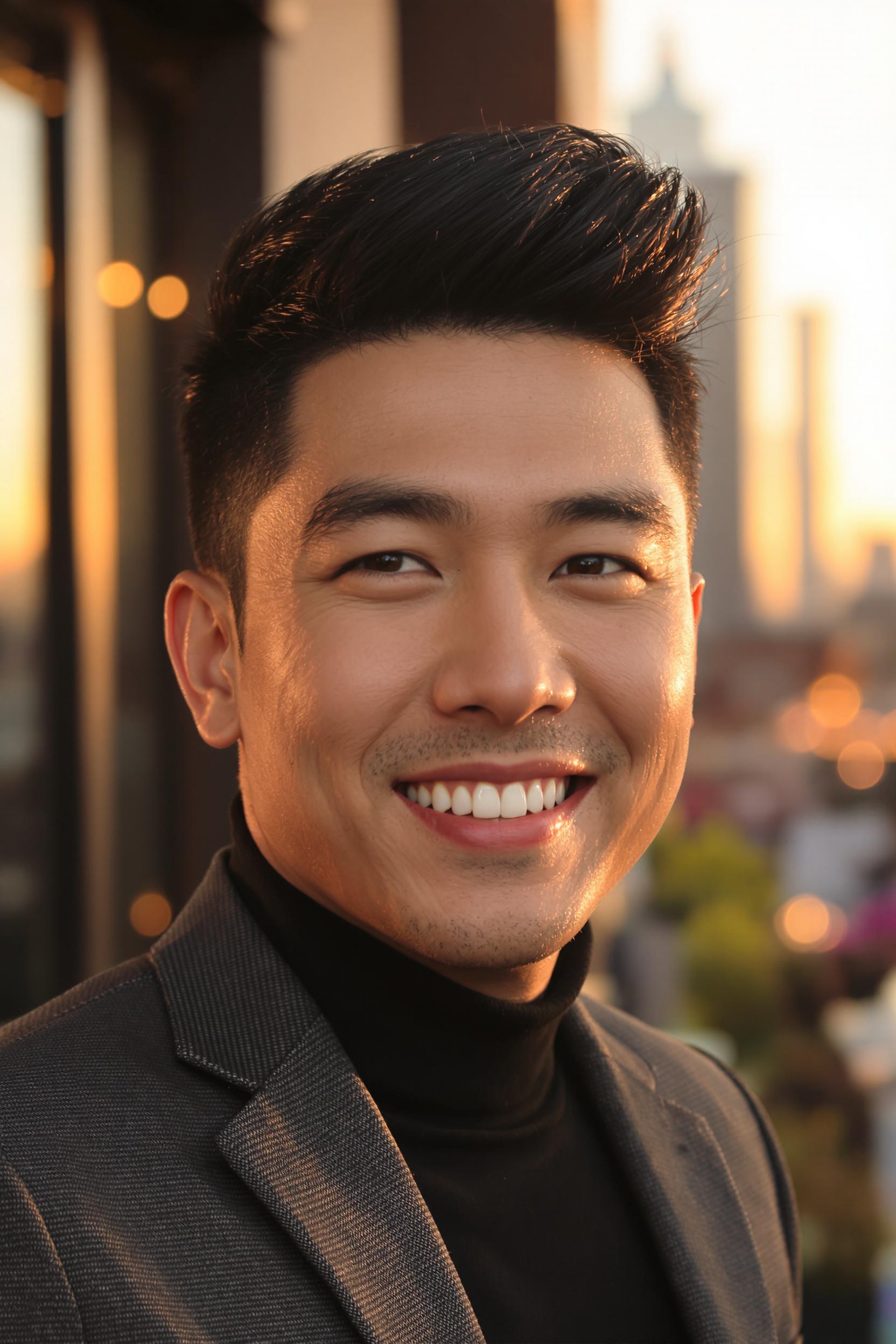 Sharp Modern Pompadour Style