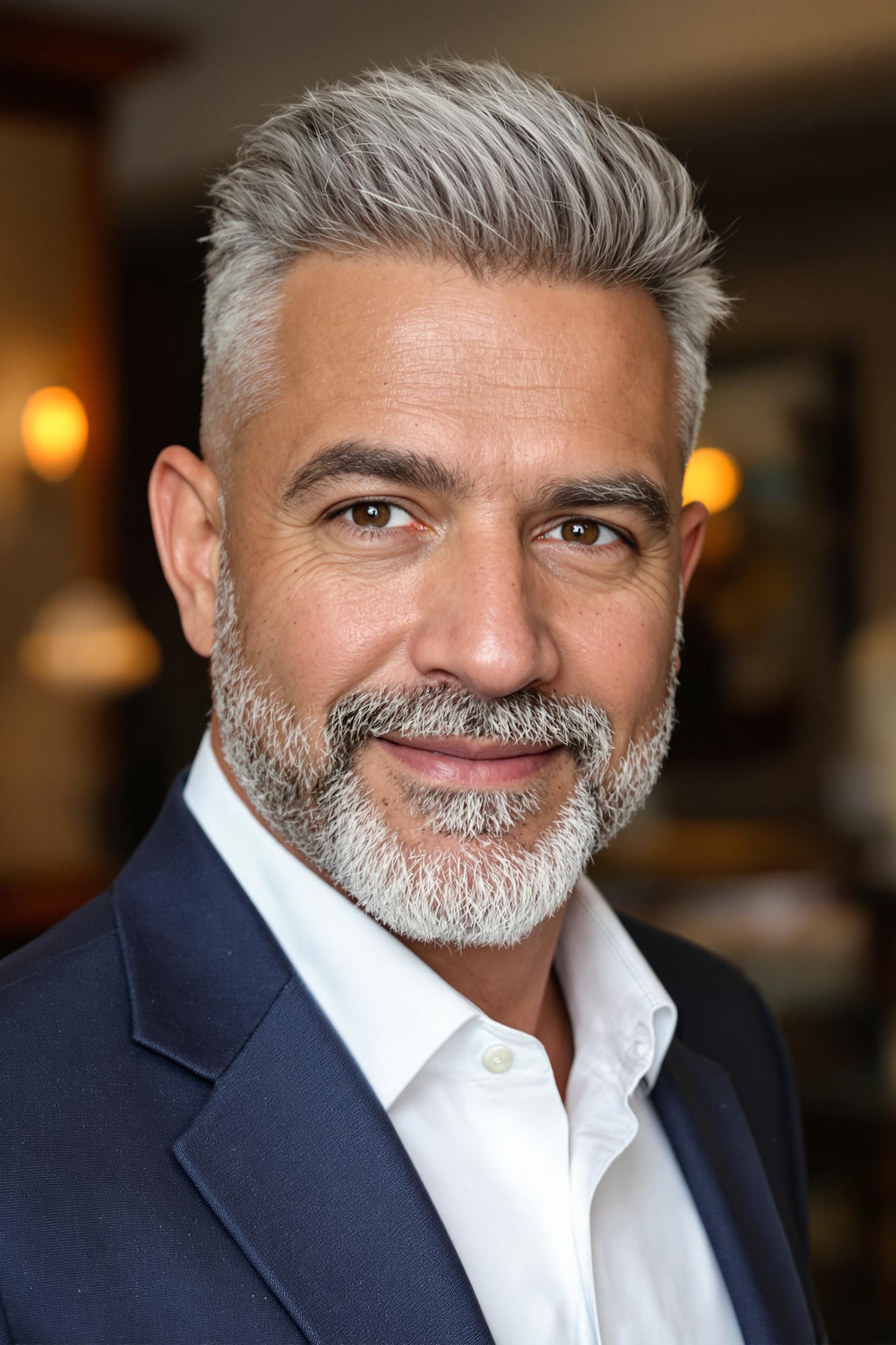 Silver Style Sharp Undercut