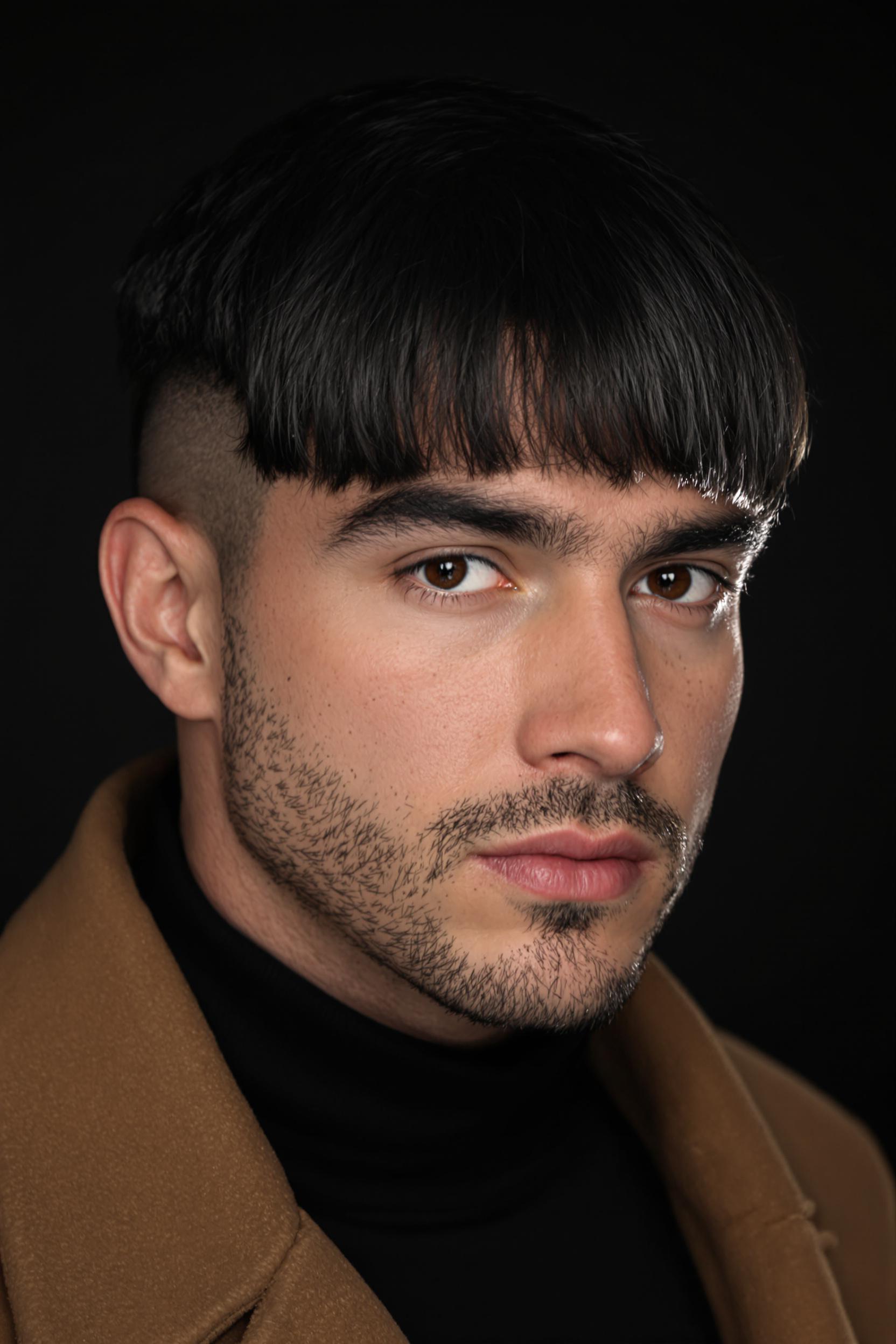 Sleek Fringe Undercut Style