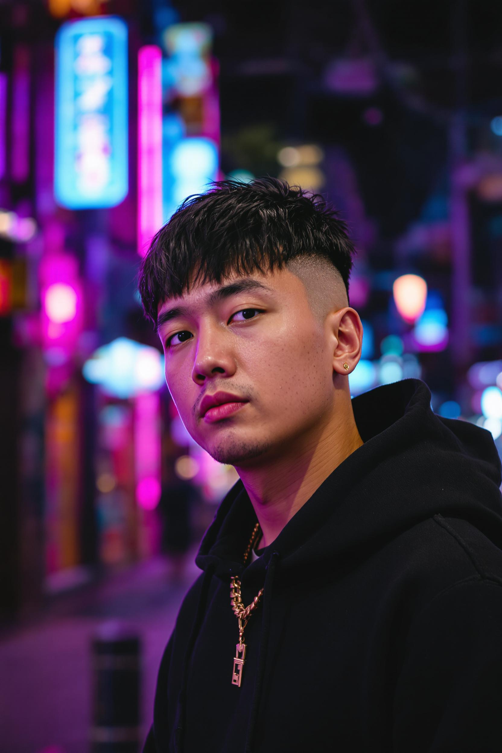 Textured Fringe Bold Undercut