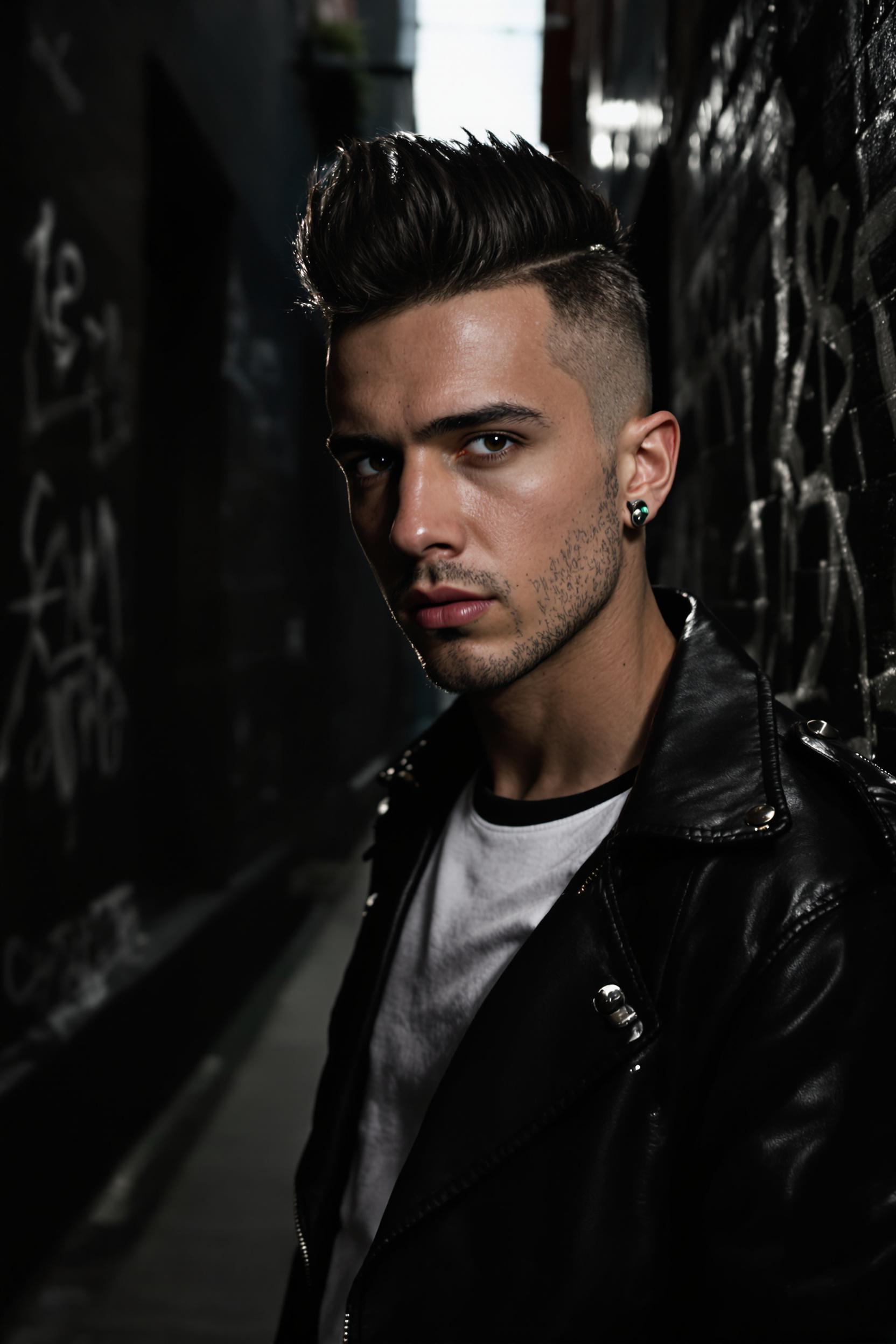 Textured Quiff Undercut Style