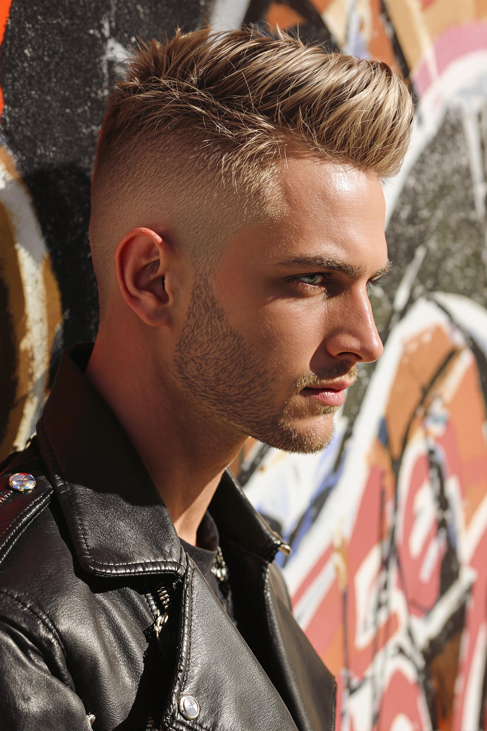 Textured Spikes Undercut Style