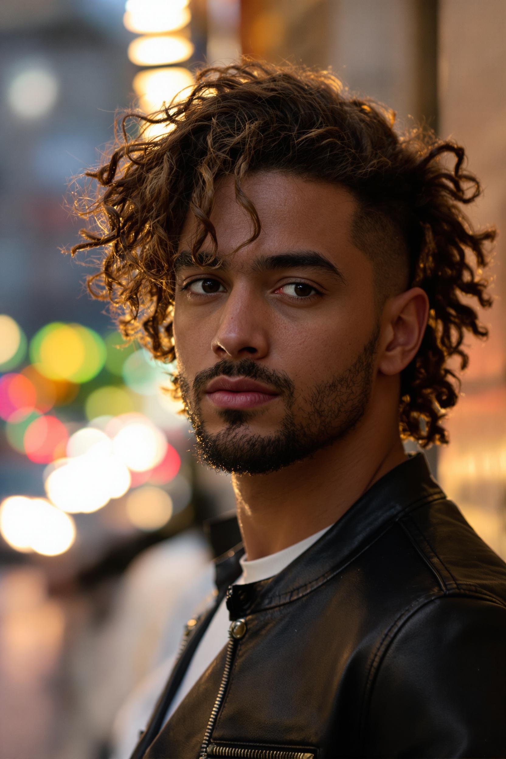 bold curls edgy vibes