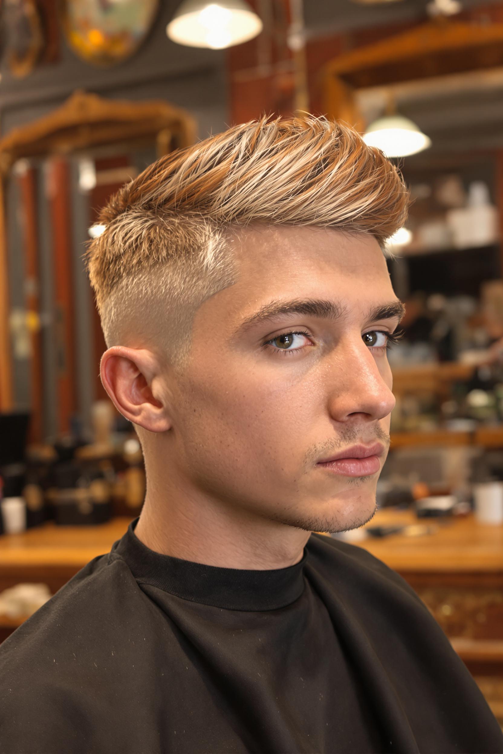 Modern Textured Fade Look