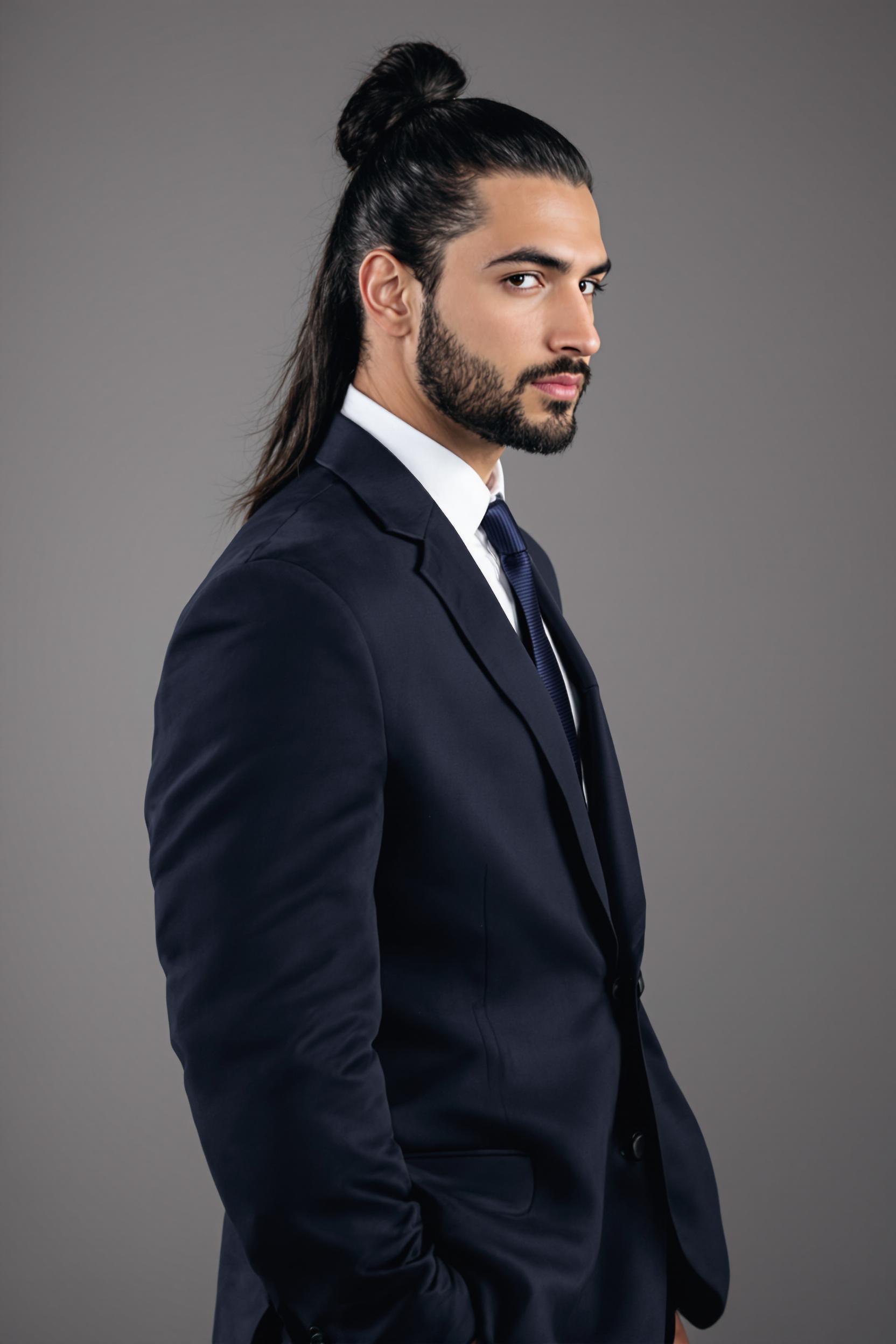 Sleek Half Up Style