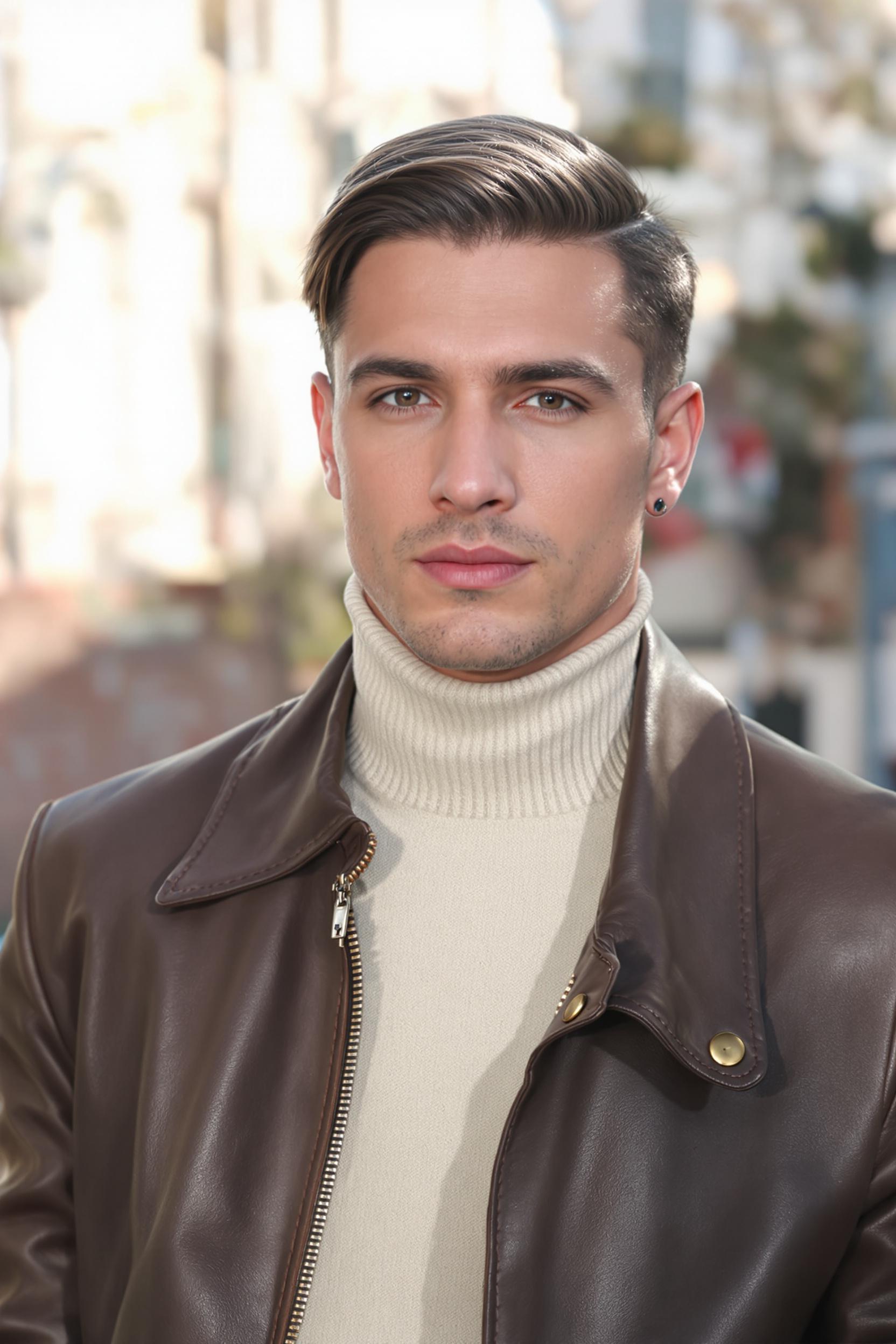 Sleek Side Part Style