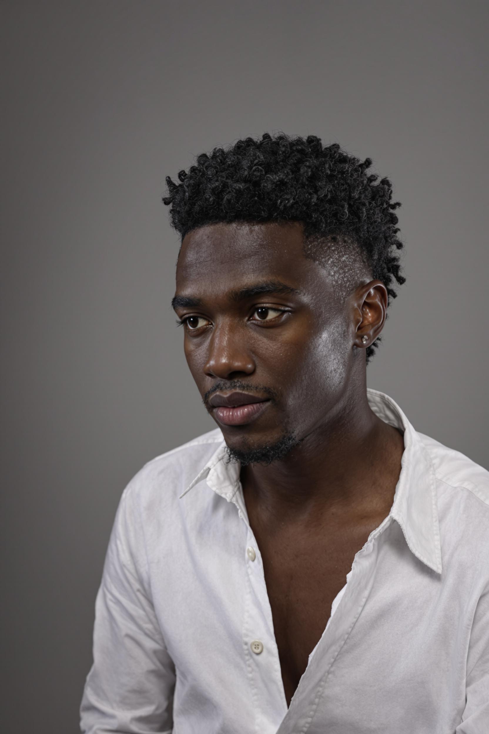 Textured Curls Fresh Fade