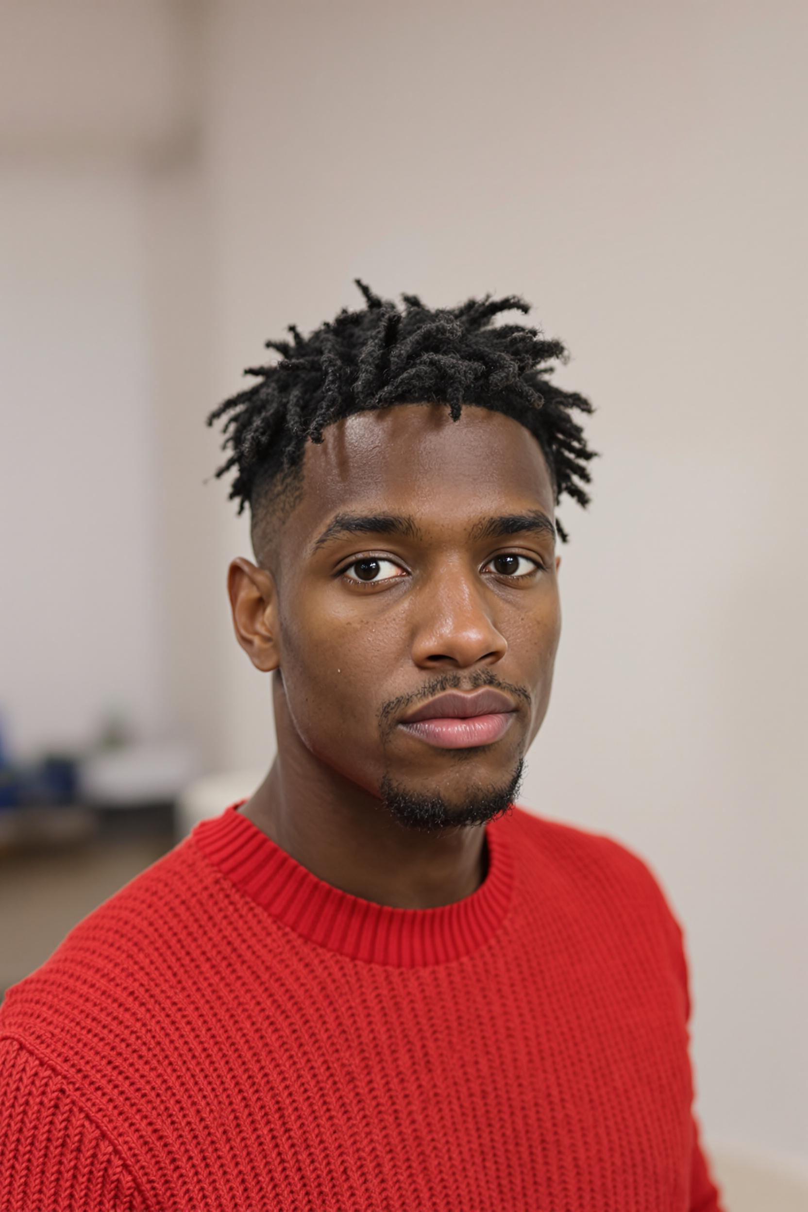 Twisted Locs Clean Fade