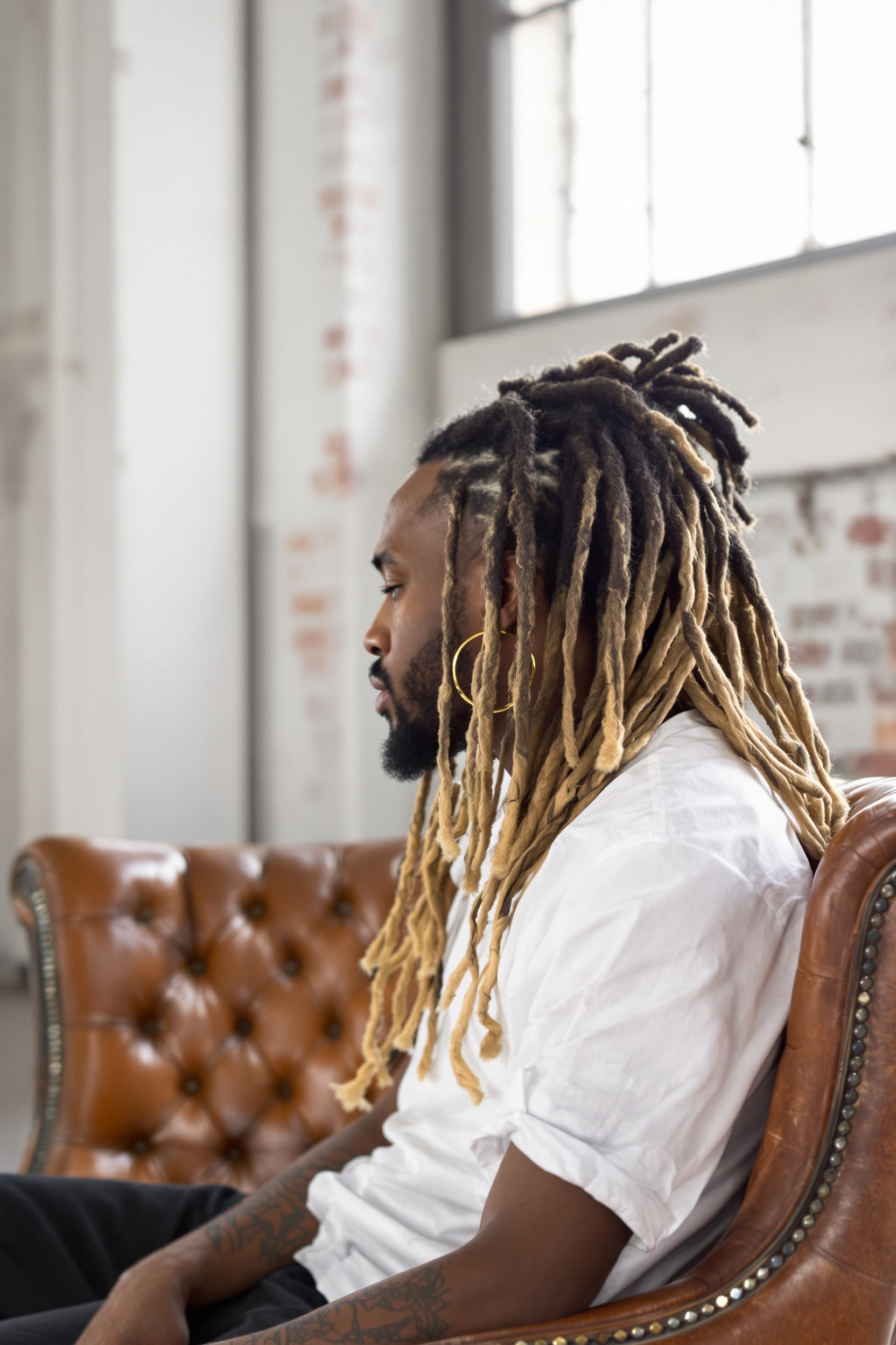 Blonde and Dark Locs