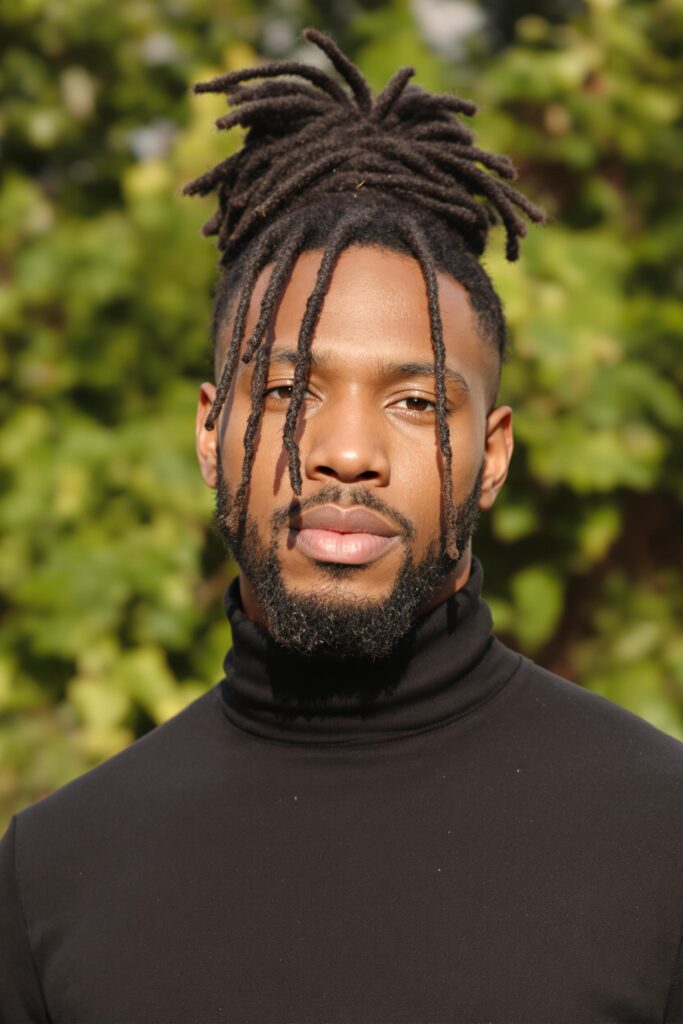 bold dreadlock style