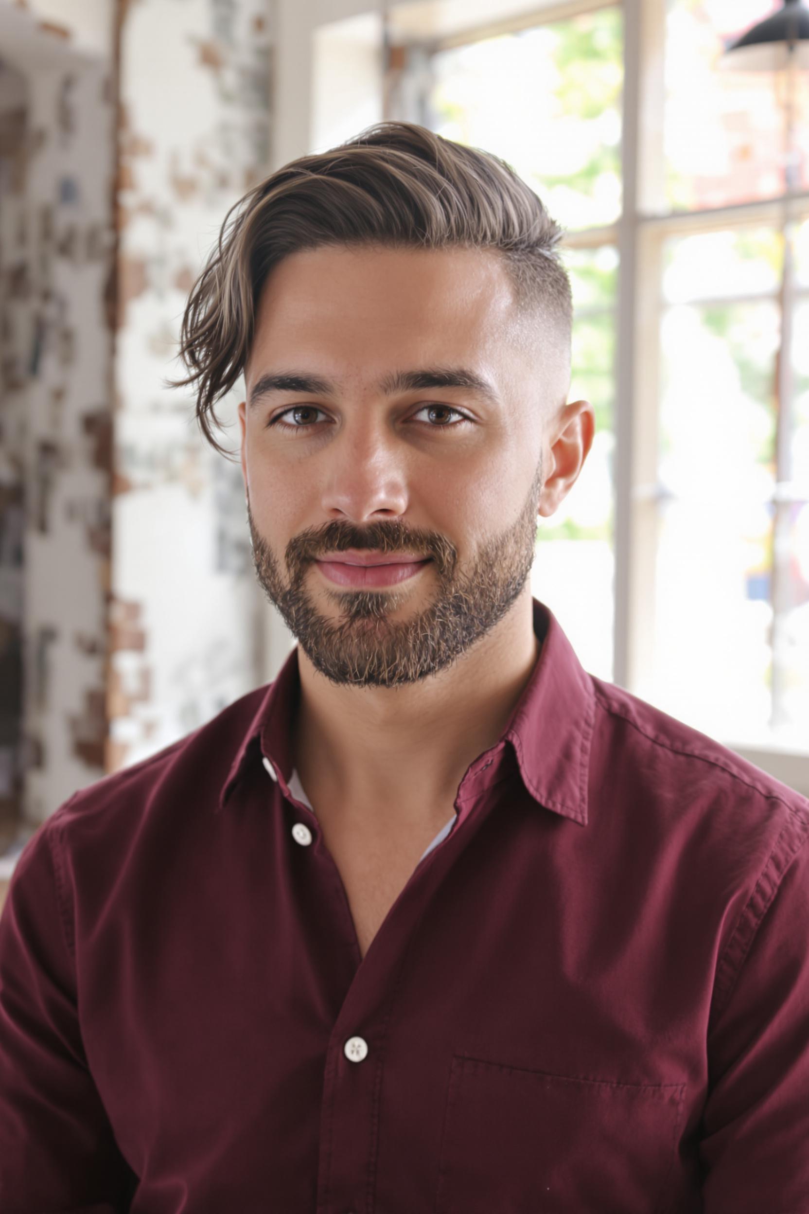 Modern Wavy Undercut Style
