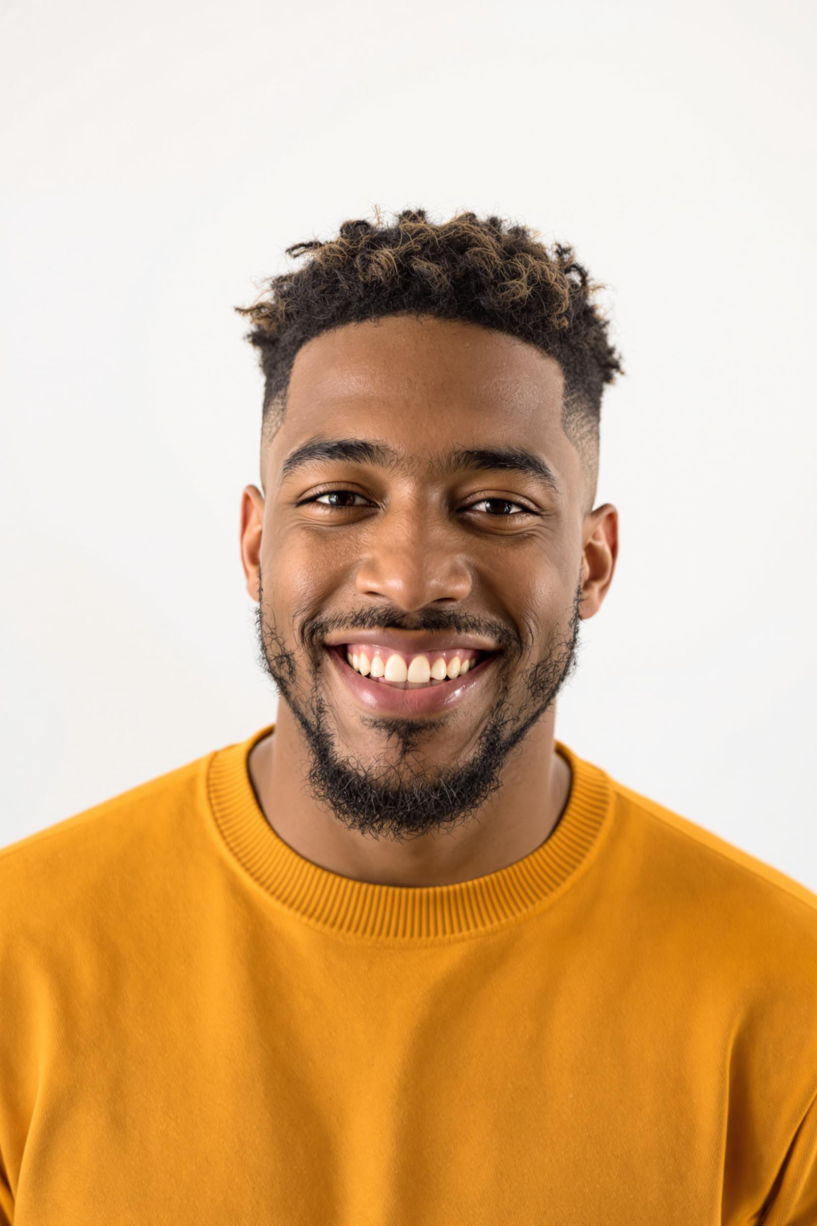Sharp Fade Textured Curls