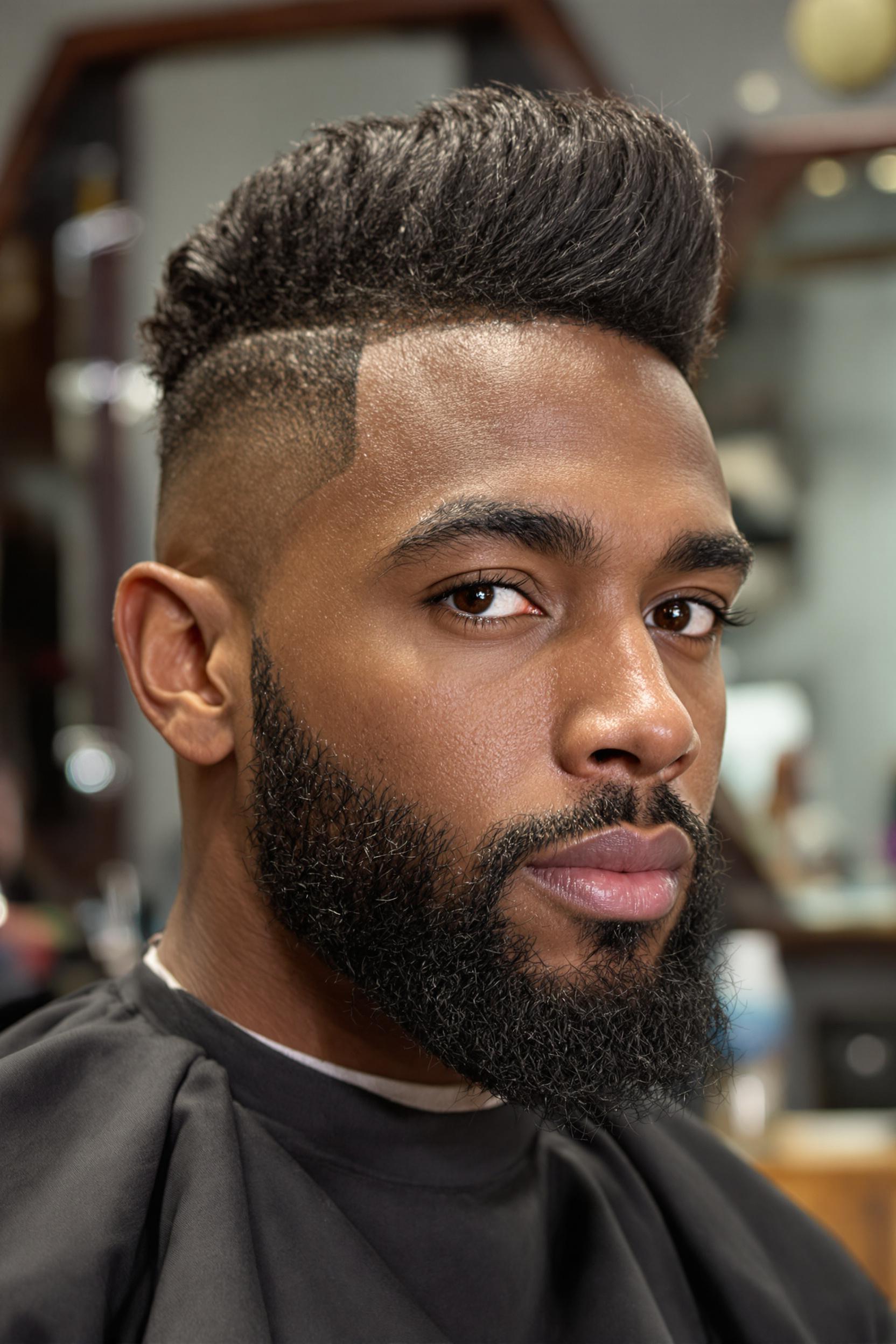 Sharp High Fade Style