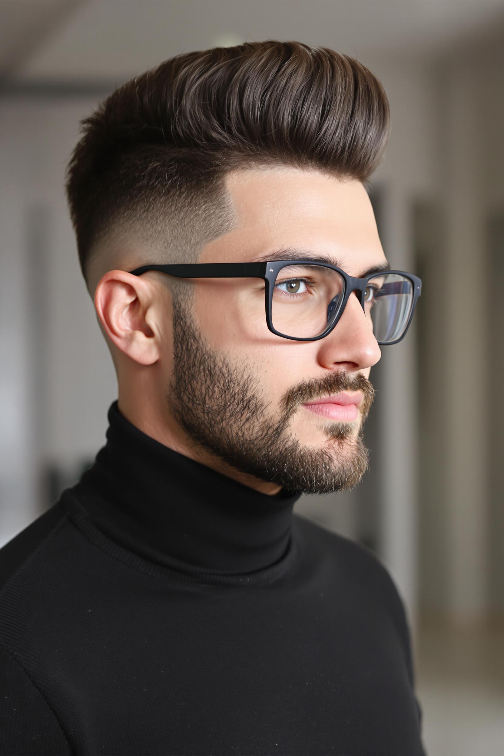 Sleek Modern Pompadour