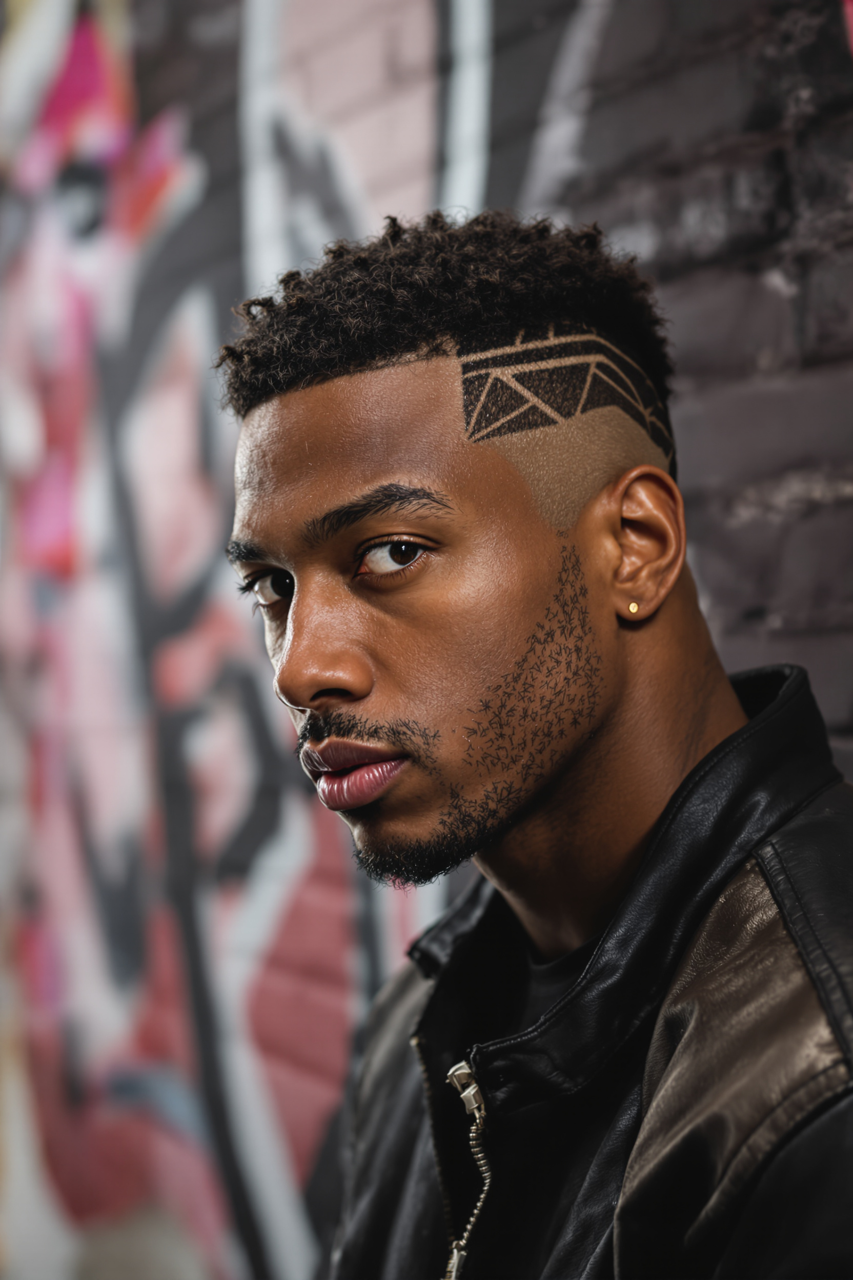 Geometric Fade with Curls