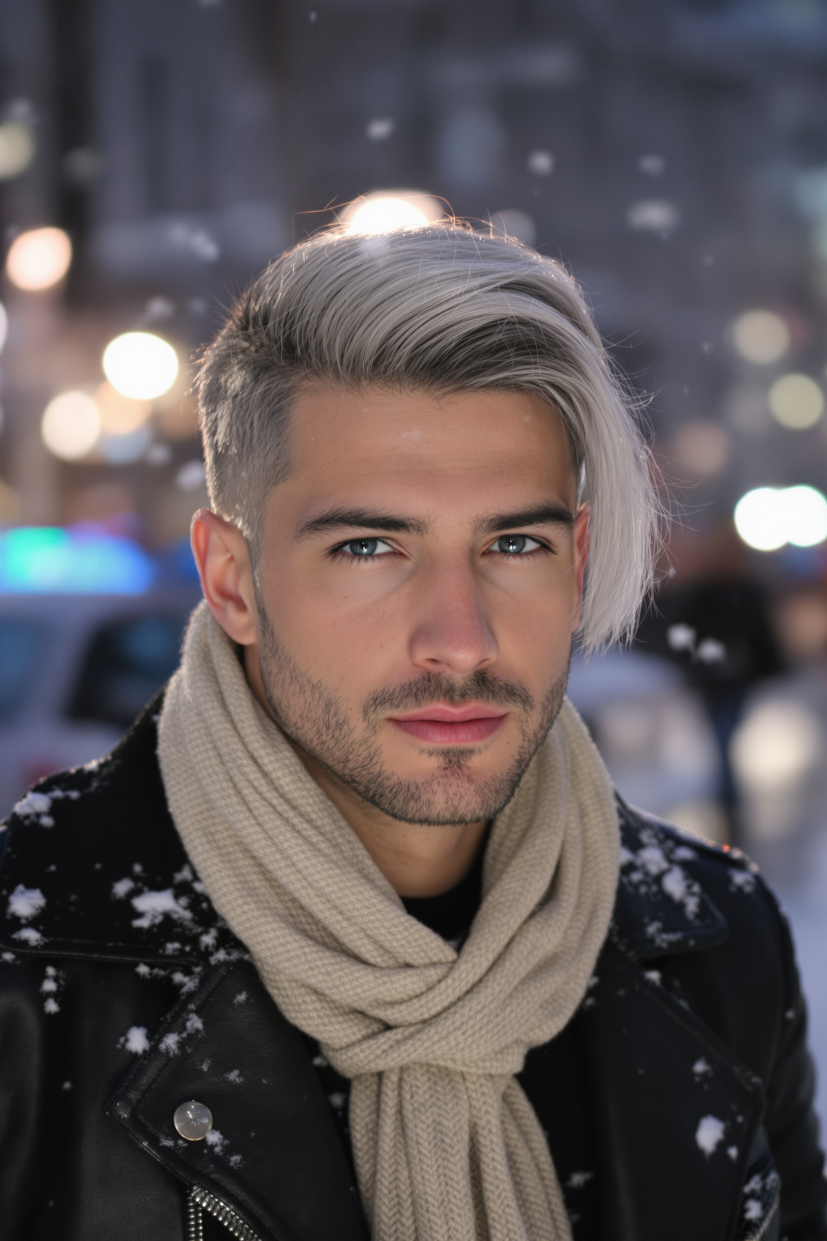 Platinum Edge Hairstyle Vibes