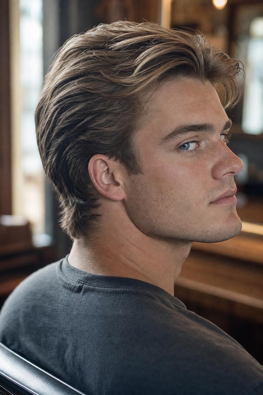 Classic Hockey Flow Hairstyle
