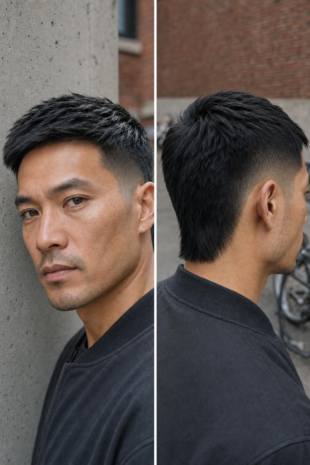 Clean Micro Mullet Faded Sides